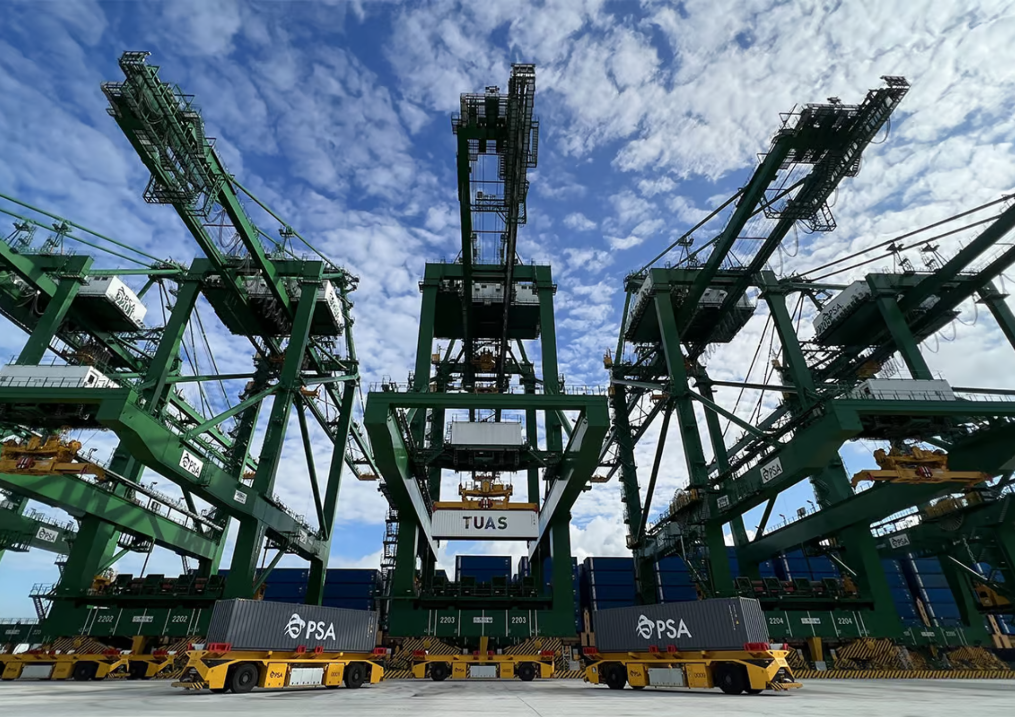 Largest automated port will handle 65 million containers per year