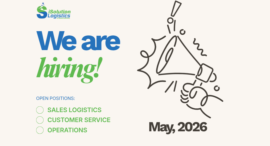 WE ARE HIRING – LOGISTICS WARRIORS 2026