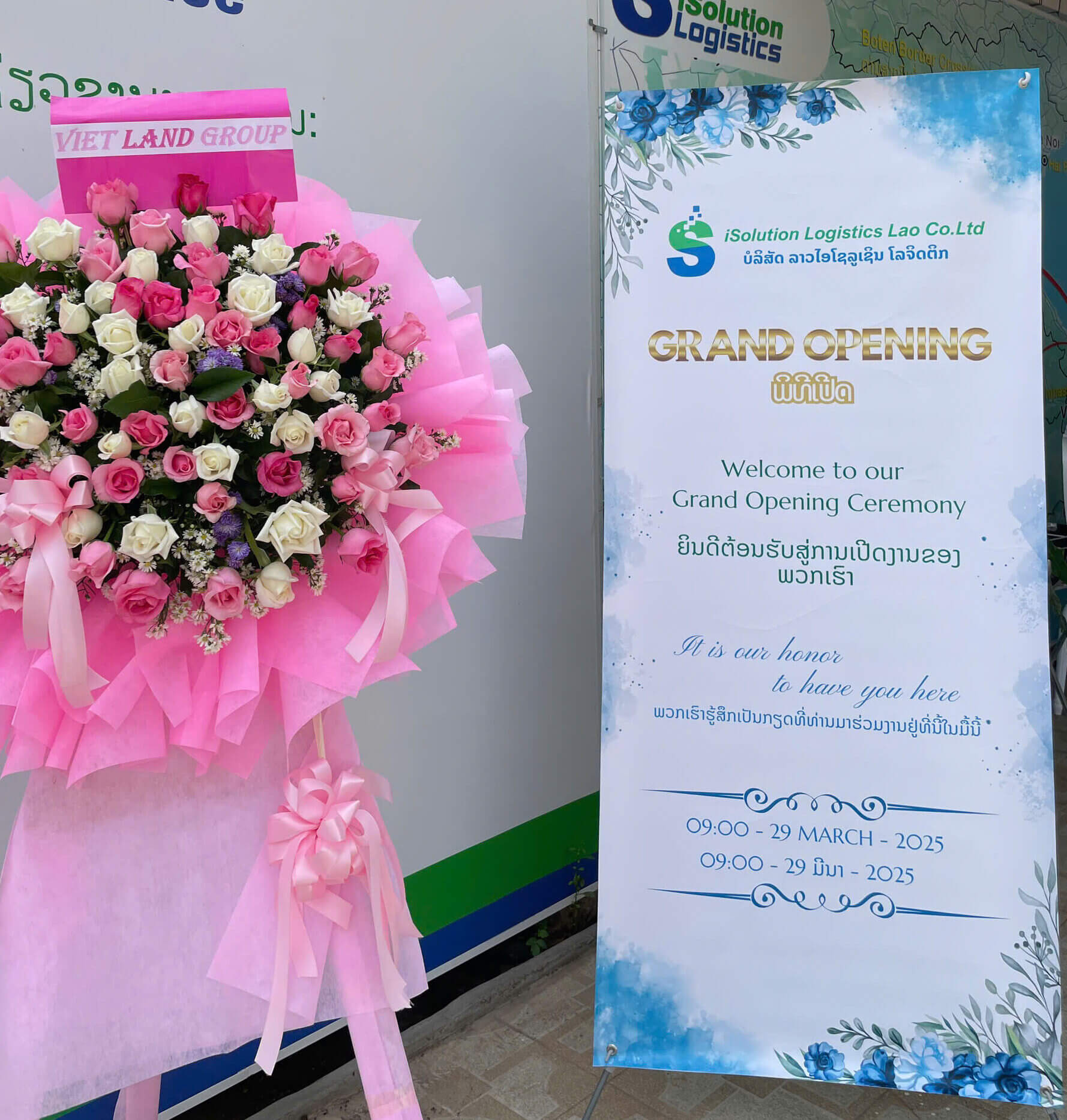 iSolution Logistics is officially in Laos!